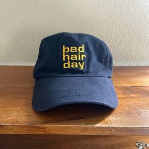 Cobra caps Black & yellow vintage"Bad Hair Day" hat
